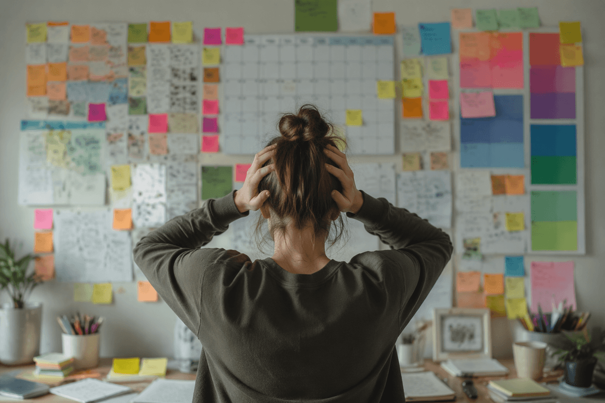When organizing more increases worry or doubt