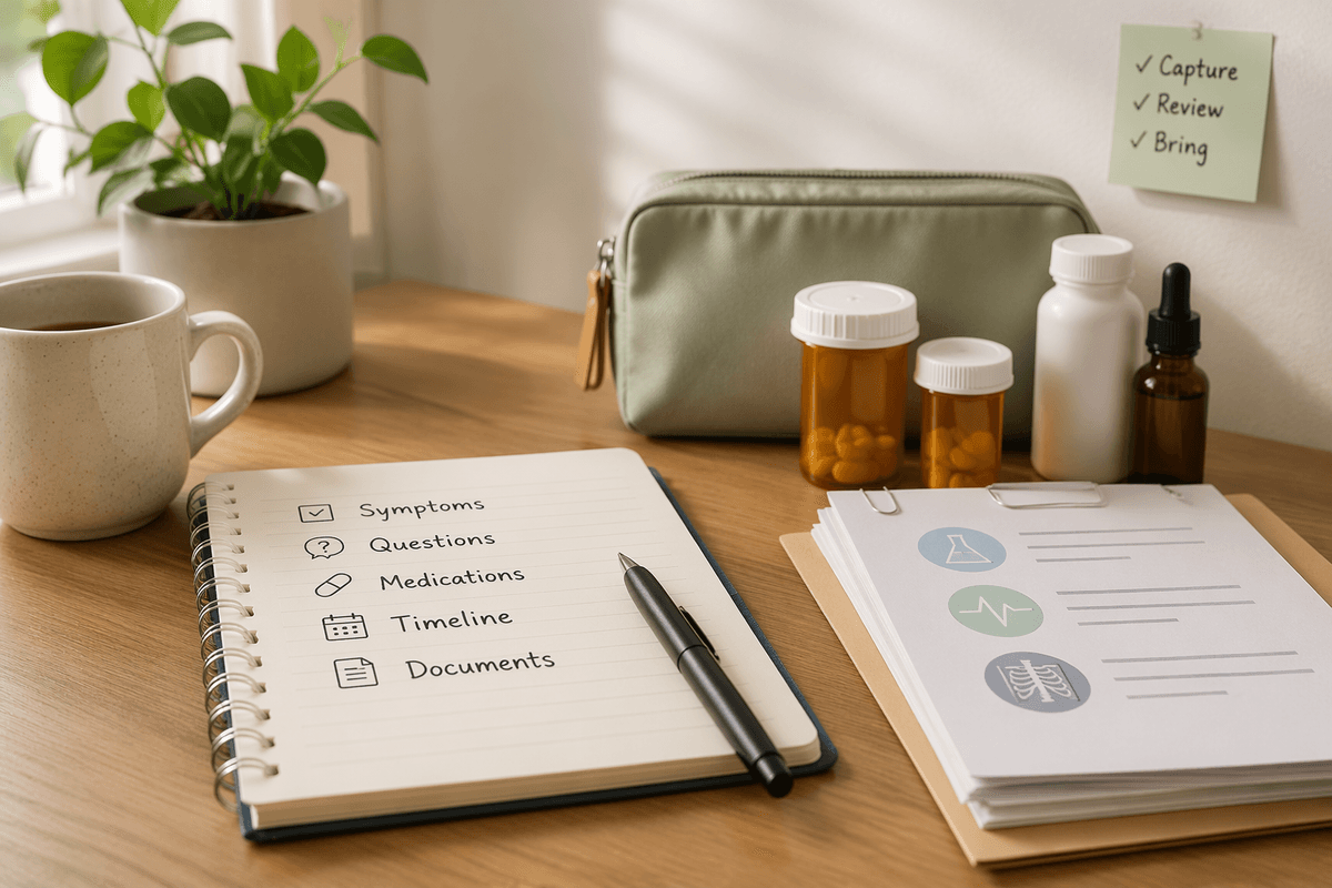 Everyday Ways to Stay Organized Before Health Appointments
