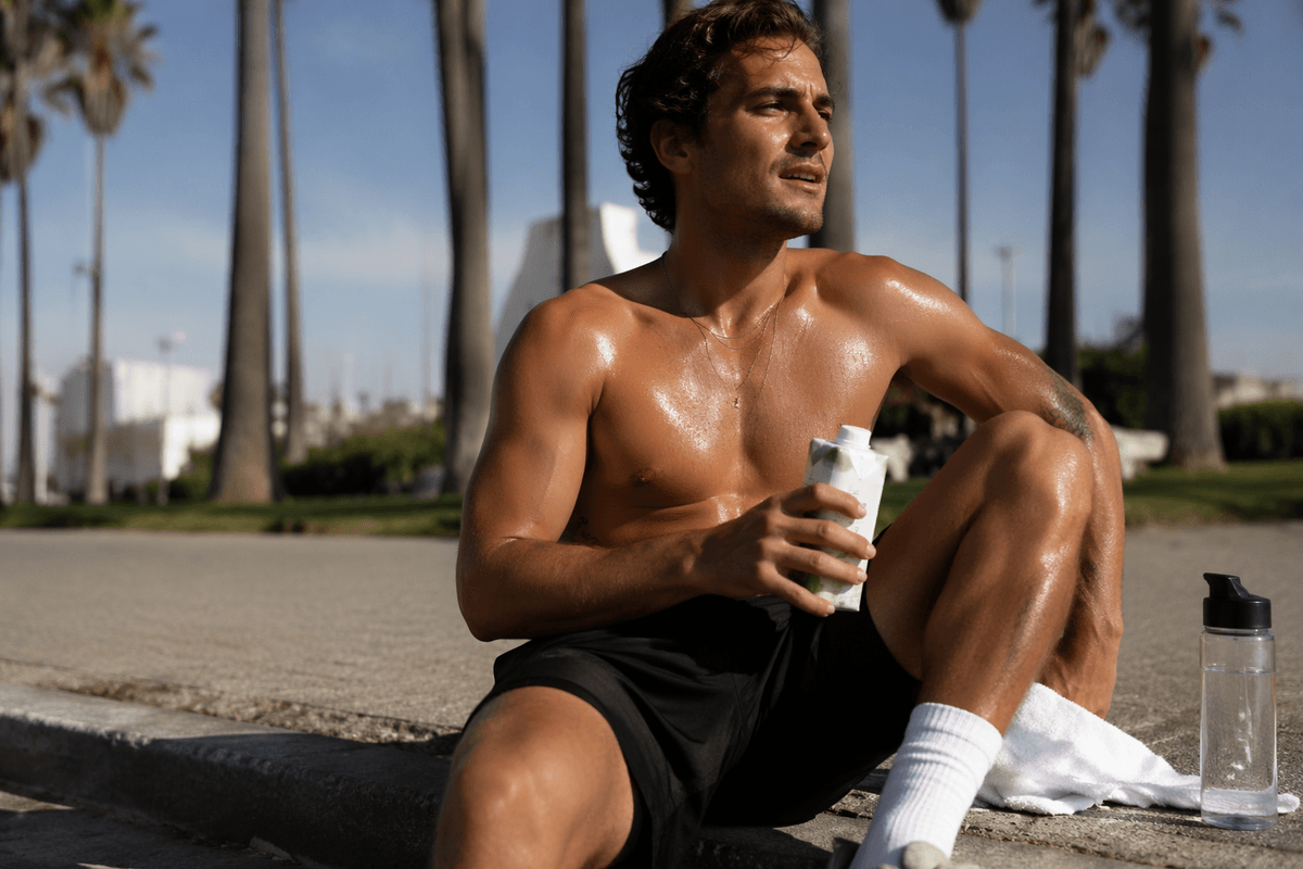 The electrolyte mix coconut water naturally contains